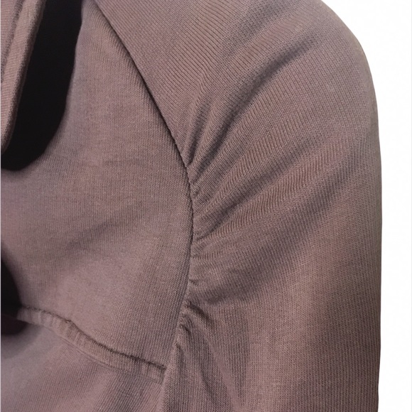 Off-Center Button Jersey Jacket - Picture 6 of 8